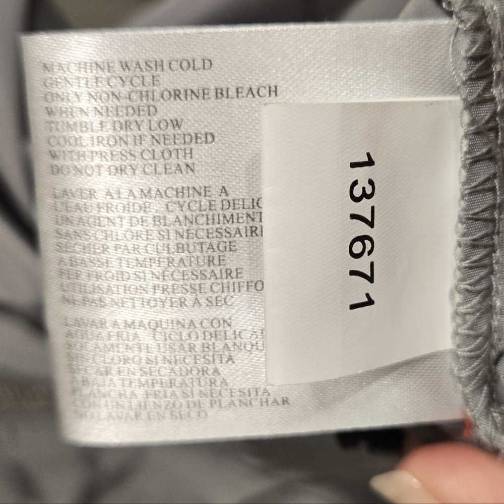 Michael Kors Women's Silver Hooded Windbreaker Jacket - Picture 10 of 11